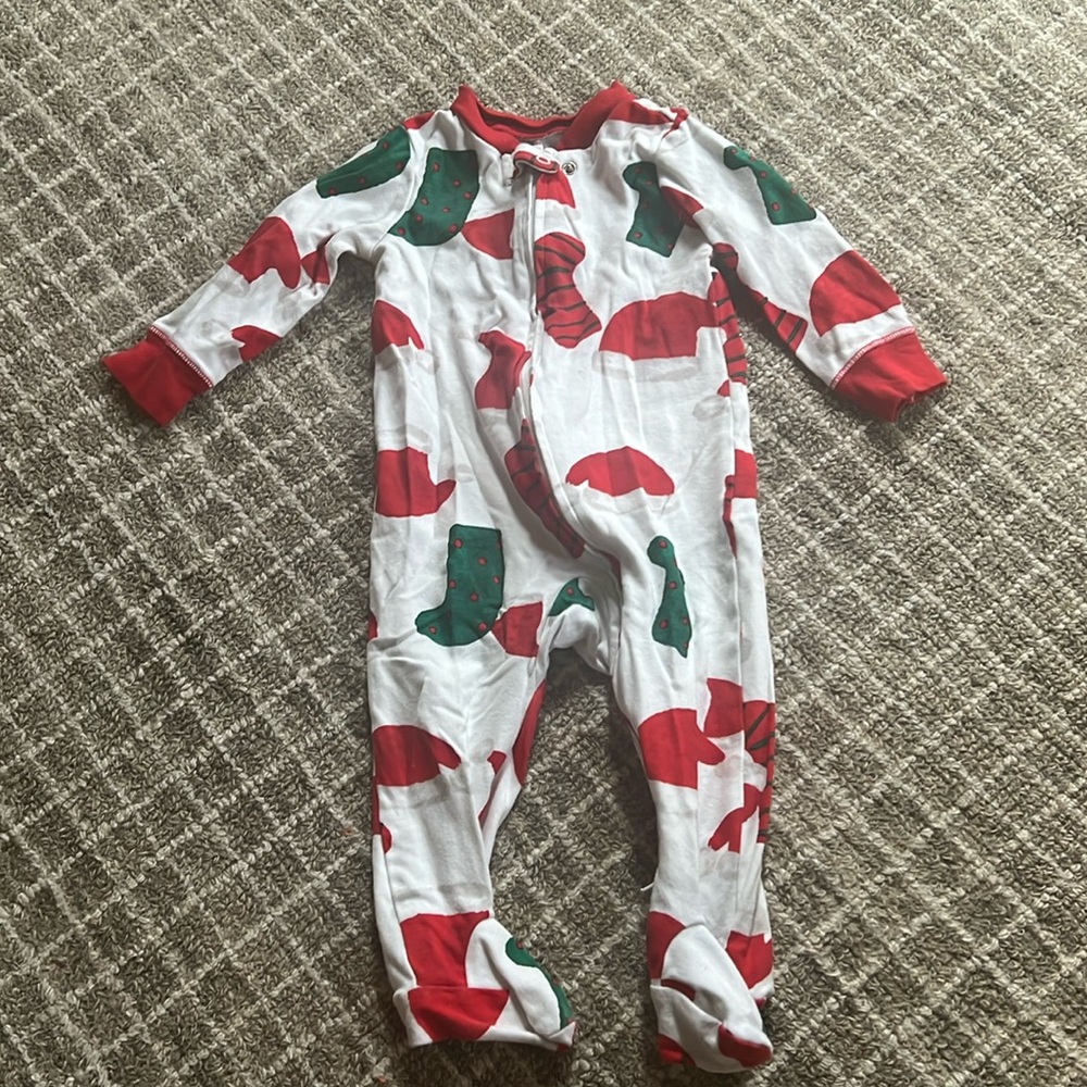 Carter’s Christmas Baby Pajamas, 9m